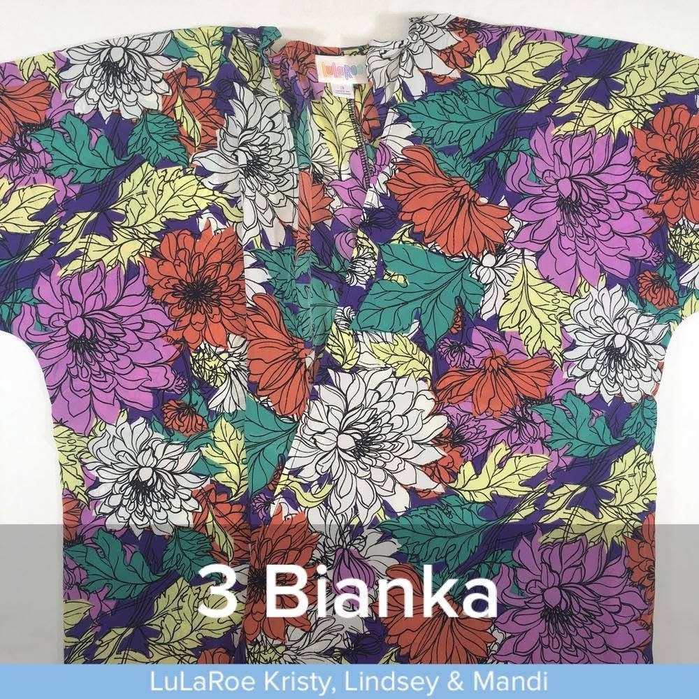 LuLaRoe Colorful Floral Kids Bianka Kimono